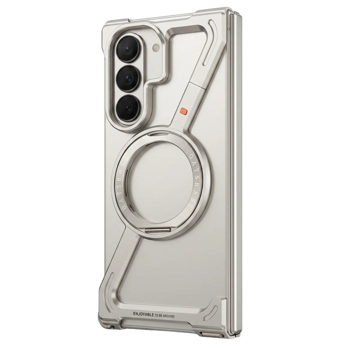 Halo M1 Galaxy Z Fold aluminium case in Titanium, Black and Blue
