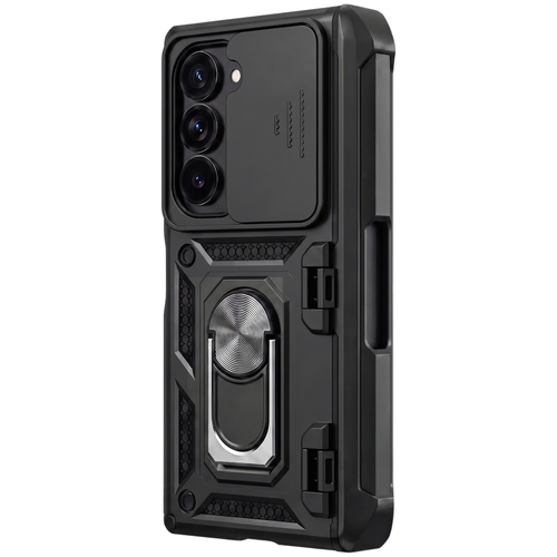Sentinel H1 — Stoßabsorbierende Hülle mit um 360° drehbarem Ring für Galaxy Z Fold 7, 6, 5