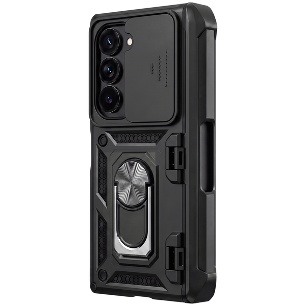 Sentinel H1 — Stoßabsorbierende Hülle mit um 360° drehbarem Ring für Galaxy Z Fold 7, 6, 5