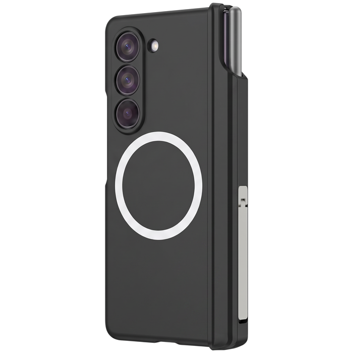 Sync M1 — MagSafe-Scharnierhülle mit S-Pen und Standfuß für Galaxy Z Fold 7, 6, 5