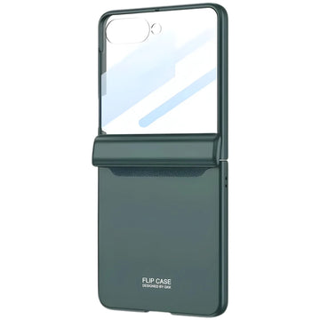 Sync F1 Galaxy Z Flip hinge cover case with built-in 9H tempered glass for Z Flip 7