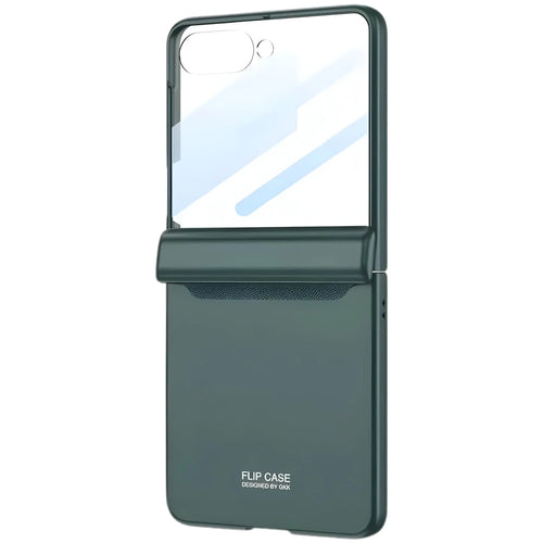 Sync F1 — Scharnierhülle mit integriertem 9H-Gehärtetem Glas für Galaxy Z Flip 7, 6, 5