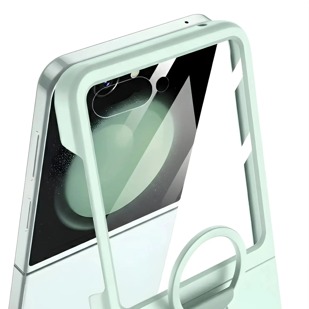 Nomad L1 Galaxy Z Flip silicone case with rotating ring grip