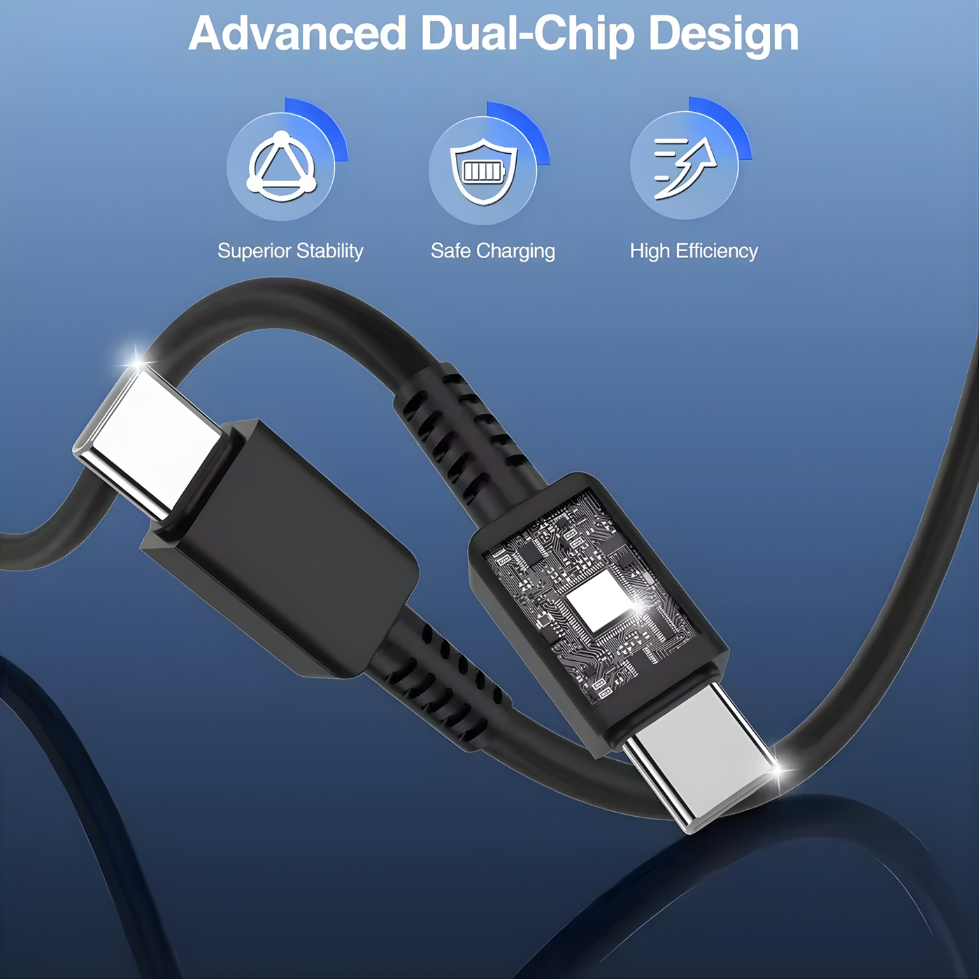 Connect - Reines Kupfer, Dual-Chip-Kabel