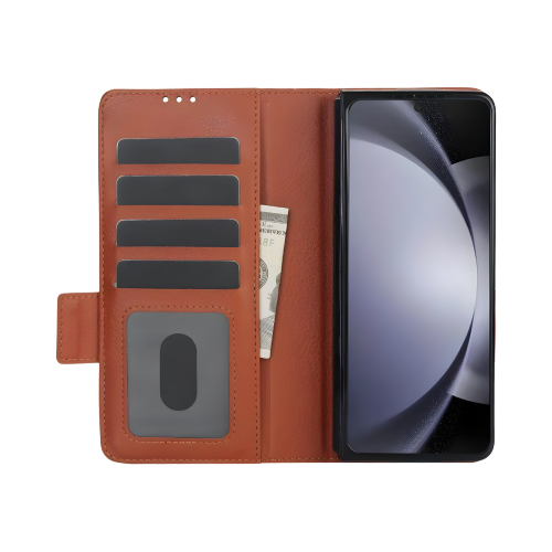 Envoy C1 Galaxy Z Fold wallet case feature diagram - shoulder strap