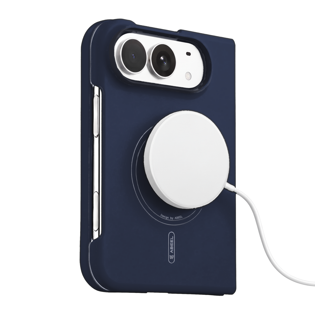 Apex M3 iPhone Duo case in Navy Blue with MagSafe wireless charger
