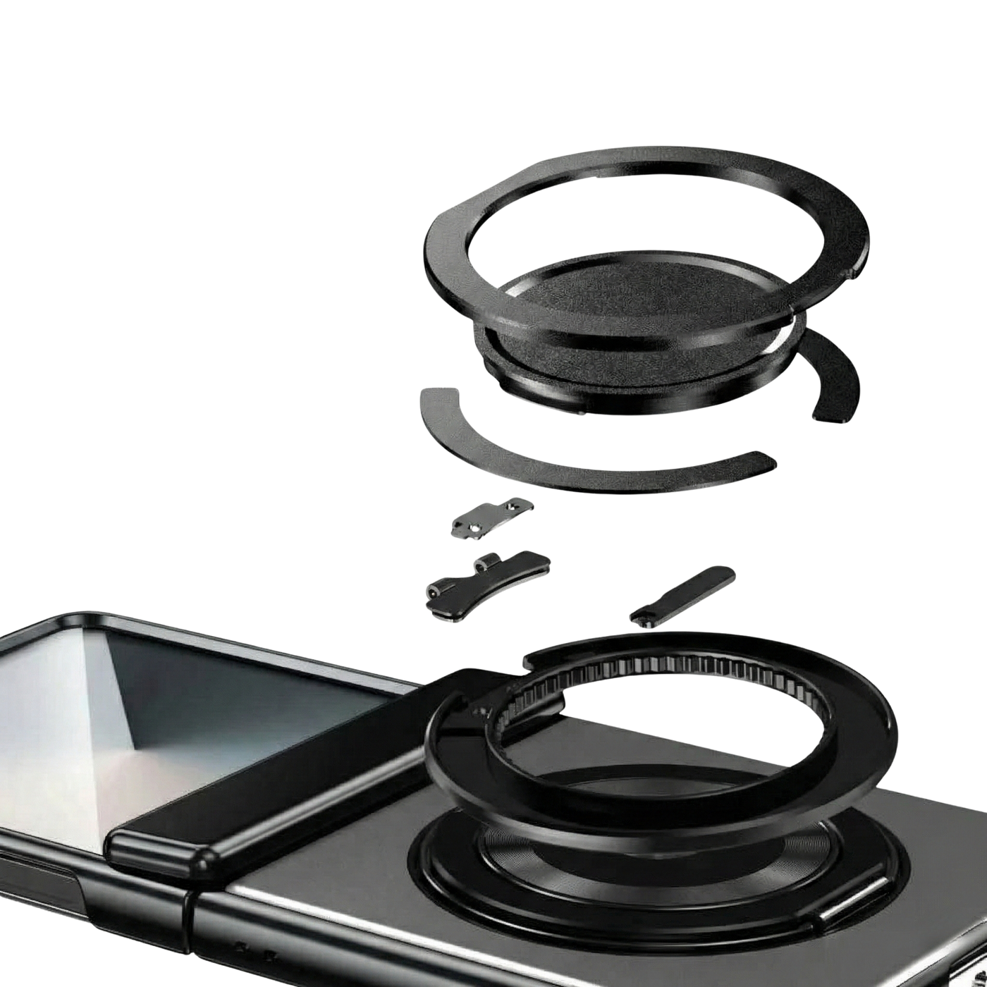 Ring – Drehen zum Greifen, Flügel zum Aufstellen