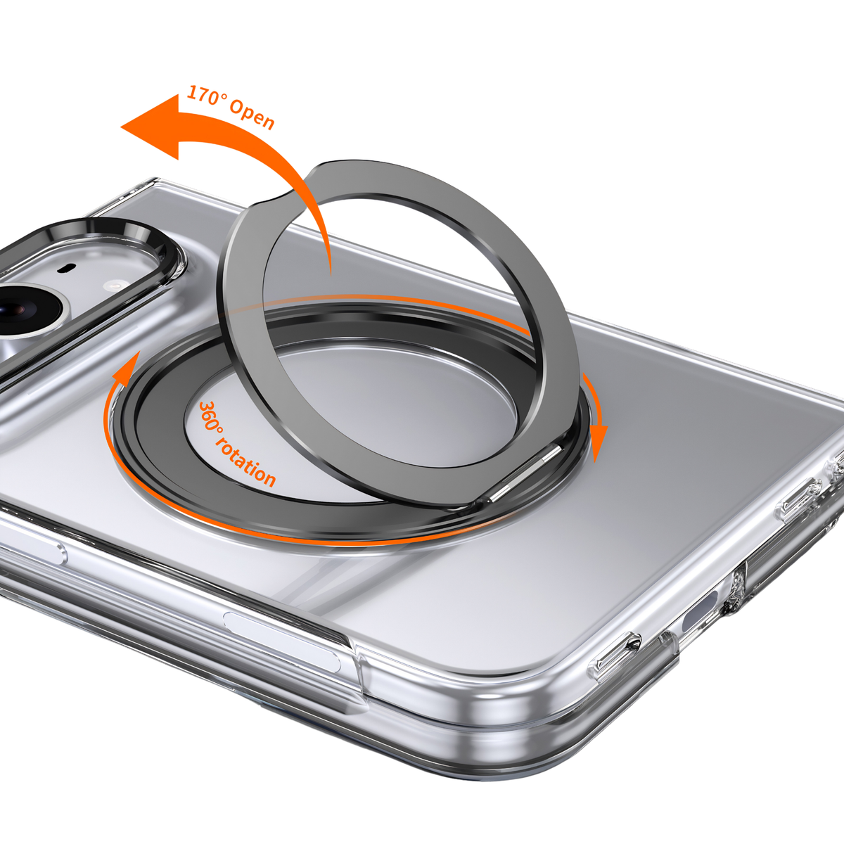 Axon M1 — MagSafe-Hülle mit um 360° drehbarem Ring für Galaxy Z Fold 8 Ultra, 8, 7, 6, 5