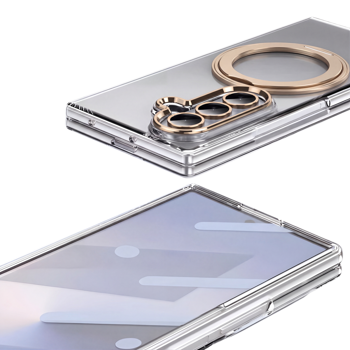 Axon M1 case back with MagSafe ring feature - Gold