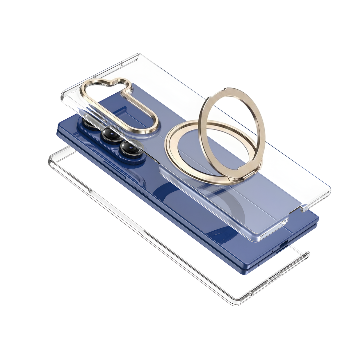 Axon M1 layered clear-back feature - Gold