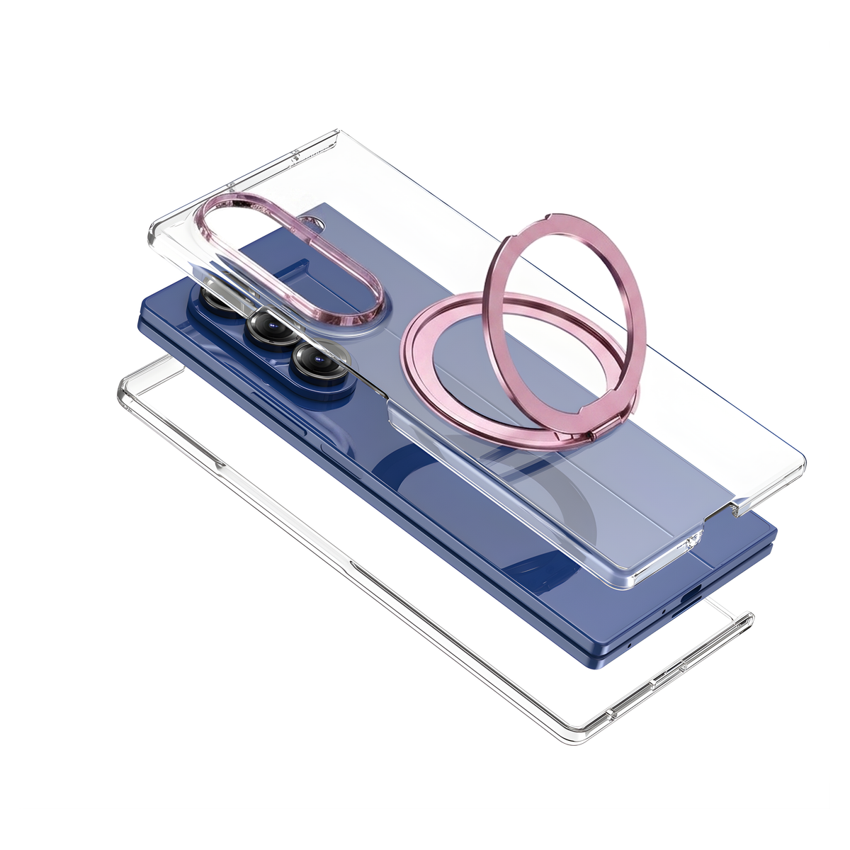 Axon M1 layered clear-back feature - Pink