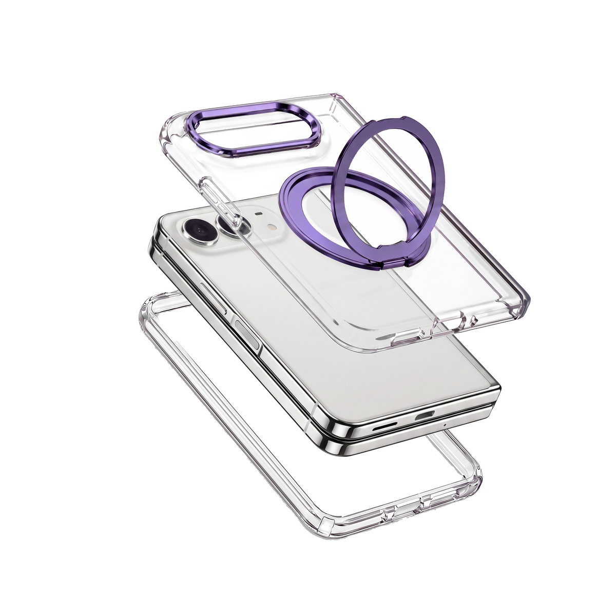 Axon M1 — MagSafe-Hülle mit um 360° drehbarem Ring für Galaxy Z Fold 8 Ultra, 8, 7, 6, 5