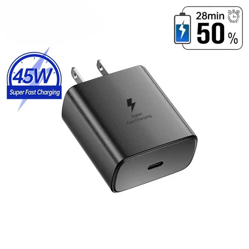 45W Super Fast USB-C wall charger for Samsung Galaxy Z Fold and Z Flip