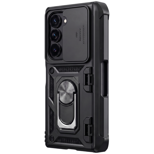 Sentinel H1 — Stoßabsorbierende Hülle mit um 360° drehbarem Ring für Galaxy Z Fold 7, 6, 5