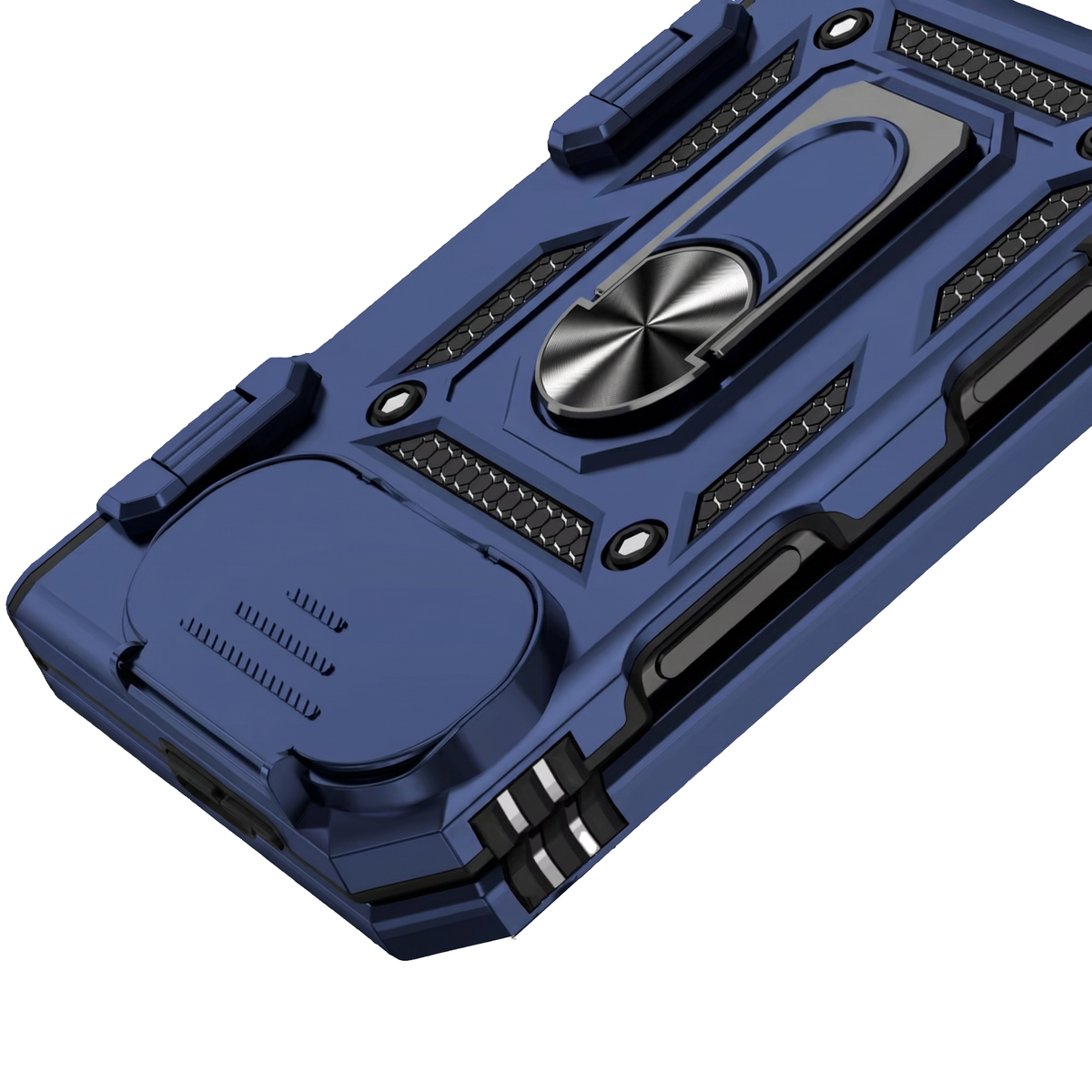 Sentinel H1 iPhone Duo rugged case in Navy Blue - military-grade drop protection with reinforced corners