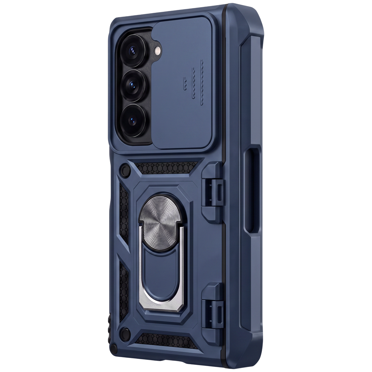 Sentinel H1 — Stoßabsorbierende Hülle mit um 360° drehbarem Ring für Galaxy Z Fold 7, 6, 5