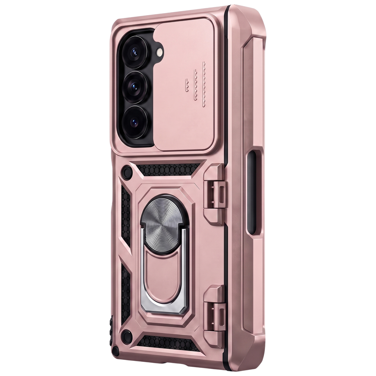 Sentinel H1 — Stoßabsorbierende Hülle mit um 360° drehbarem Ring für Galaxy Z Fold 7, 6, 5