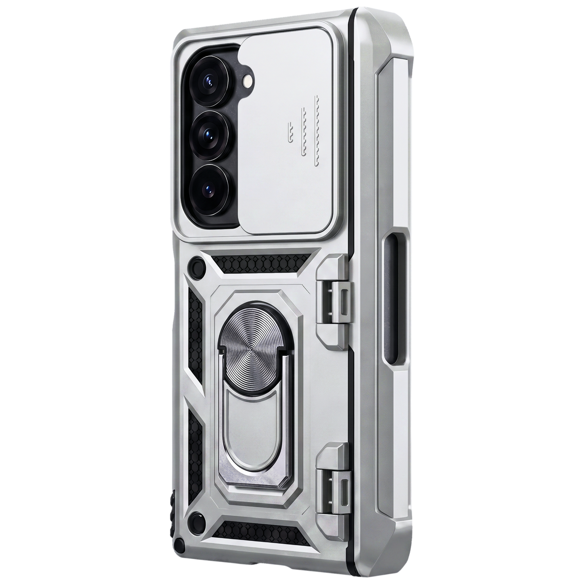 Sentinel H1 — Stoßabsorbierende Hülle mit um 360° drehbarem Ring für Galaxy Z Fold 7, 6, 5