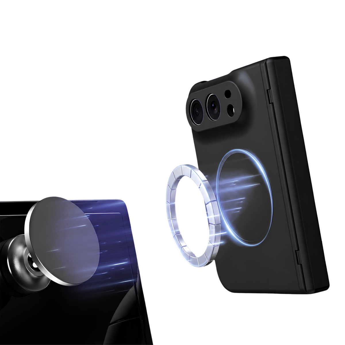 Spineguard P1 iPhone Fold car magnetic mount - Black