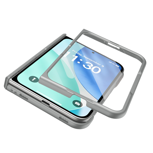 Spineguard P1 iPhone Duo case Gray - tempered glass screen protector and bumper